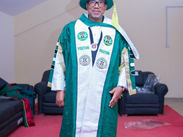 THE EXECUTIVE GOVERNOR ON THE OCCASION OF THE MAIDEN CONVOCATION OF THE BAUCHI STATE UNIVERSITY, GADAU